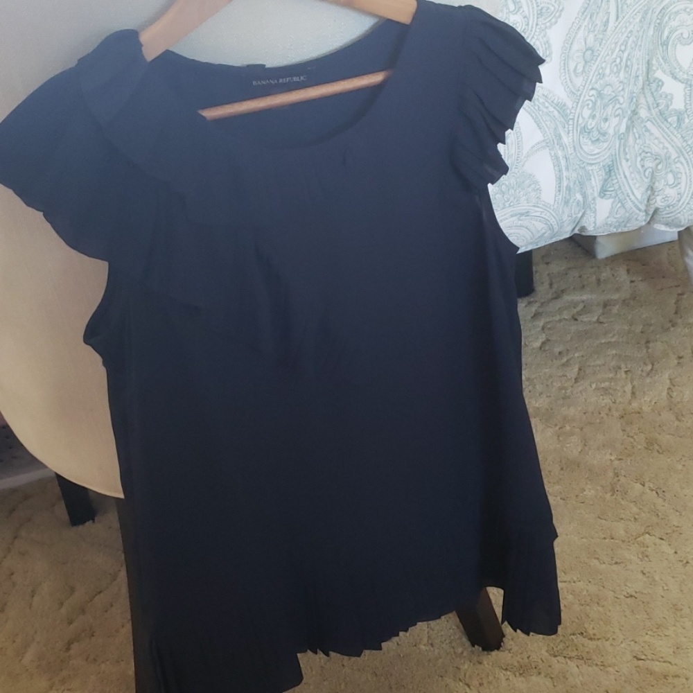 Navy blue blouse